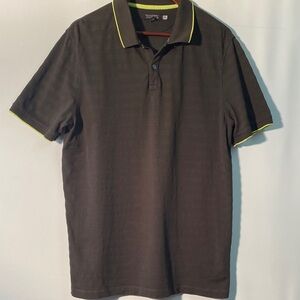 Banana Republic Dark Polo with Neon Accents
